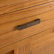 Tömör mindifából készült,, modern, loft stílusú kézműves tálaló bútor.