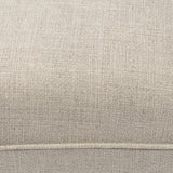 Bézs lenvászon kárpit textúrájának részletgazdag képe