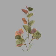 Lilászöld színárnyalatú eukaliptusz ág műnövény.