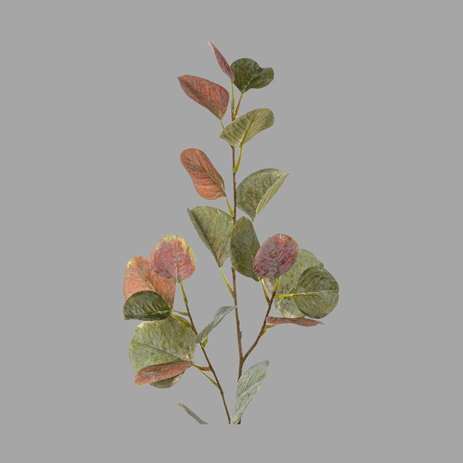 Lilászöld színárnyalatú eukaliptusz ág műnövény.