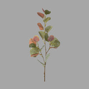 Lilászöld színárnyalatú eukaliptusz ág műnövény.