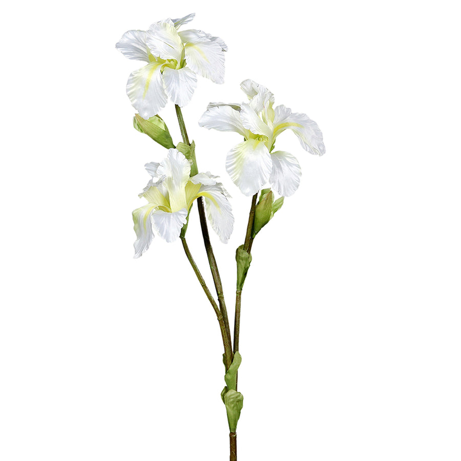 Írisz művirág 80 cm krém "Iris"