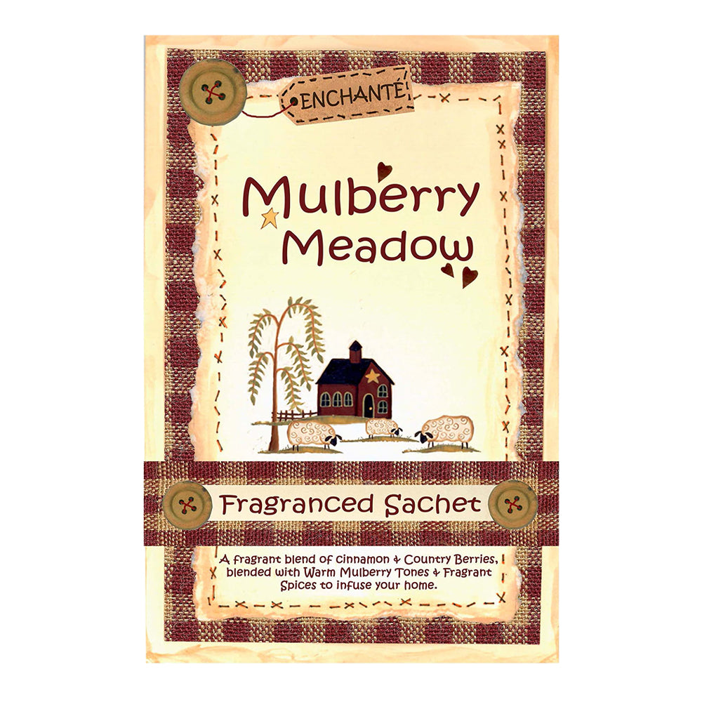 Mulberry Meadow fűszeres faeper illatú karácsonyi illattasak rusztikus mintával