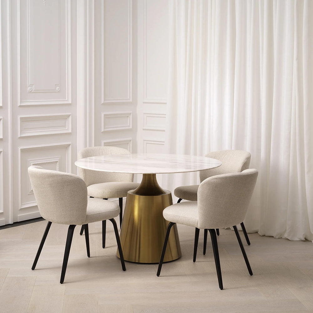 NATHAN kerek design étkezőasztal ø 120 cm