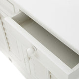 Tálalószekrény fiók részlet fa fogantyúval