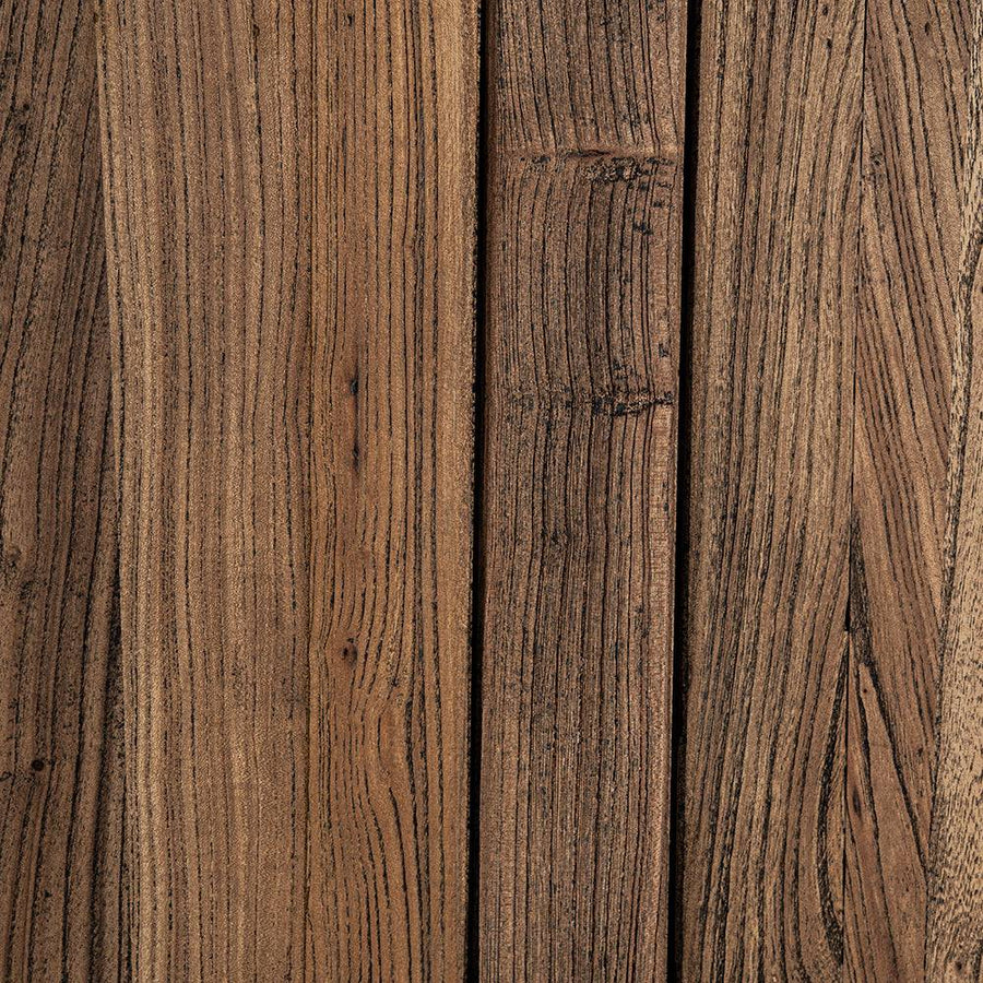 Norvik natúr szilfa tálaló – ajtófront faerezetének részlete