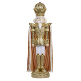 Goodwill NUTCRACKER óriás arany diótörő figura palásttal 183 cm