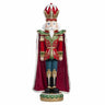 NUTCRACKER óriás bordó diótörő figura palásttal 183 cm Goodwill