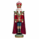 NUTCRACKER óriás bordó diótörő figura palásttal 183 cm Goodwill