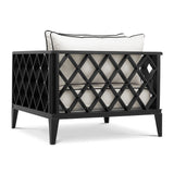 Ocean Club prémium kerti fotel geometrikus alumínium oldalpanelekkel