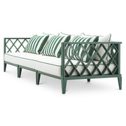 Eichholtz Ocean Club zöld design kanapé modern terasz enteriőrben