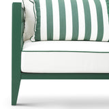 Ocean Club zöld kültéri kanapé ülőpárna részlet