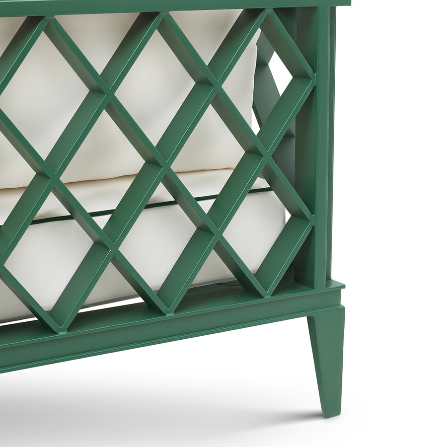 Eichholtz Ocean Club kanapé alumínium oldalpanelek részlet