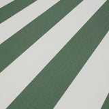 Ocean Club zöld kültéri kanapé csíkos díszpárna részlet