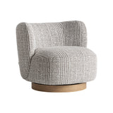 Oderzo szürke fotel oldalnézet fa talppal