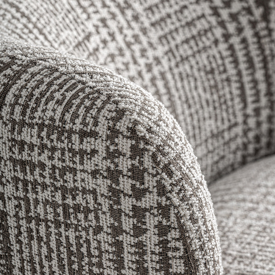 Ívelt háttámla és ülőrész részlet