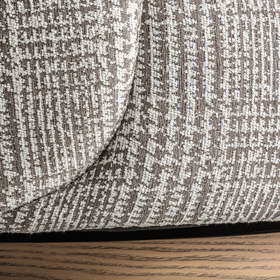 Texturált poliészter kárpit közelről