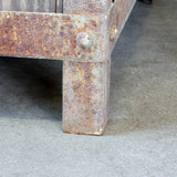 OLD FRENCH 2 db-os rusztikus fa ültetőláda szett 76 cm