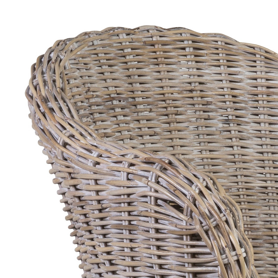 Rattan szövés részlet természetes textúrával