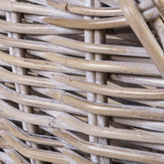 Fonott rattan szerkezet makró részlet