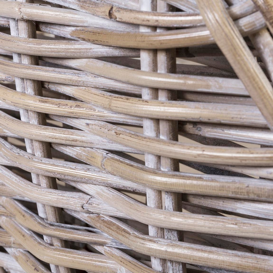 Fonott rattan szerkezet makró részlet