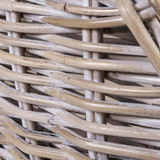 Fonott rattan szerkezet makró részlet