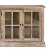 OLD FRENCH vitrines tálaló üveges ajtóinak közeli részlete