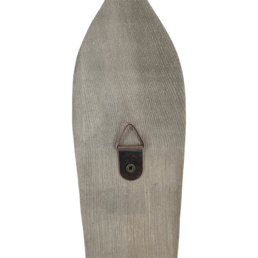 Old French natúr karácsonyi fogas hátoldali rögzítéssel, fali akasztóval