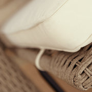 Műrattan napozóágy levehető párnával, részletfotó