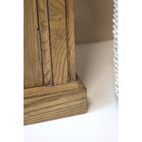 OLD FRENCH nyárfa tálalószekrény ajtópánt és keret részlete, klasszikus bútoripari kidolgozás