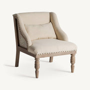 Koloniál stílusú Objat fotel teljes nézetben