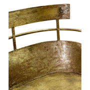 DORÉ óriás fém karácsonyi arany szán 160 cm