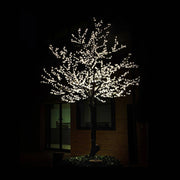 LED fényforrással kialakított, virágzó cseresznyefát idéző karácsonyi dekorációs fa.
