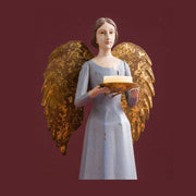 Orléans-i angyal figurás mécsestartó.