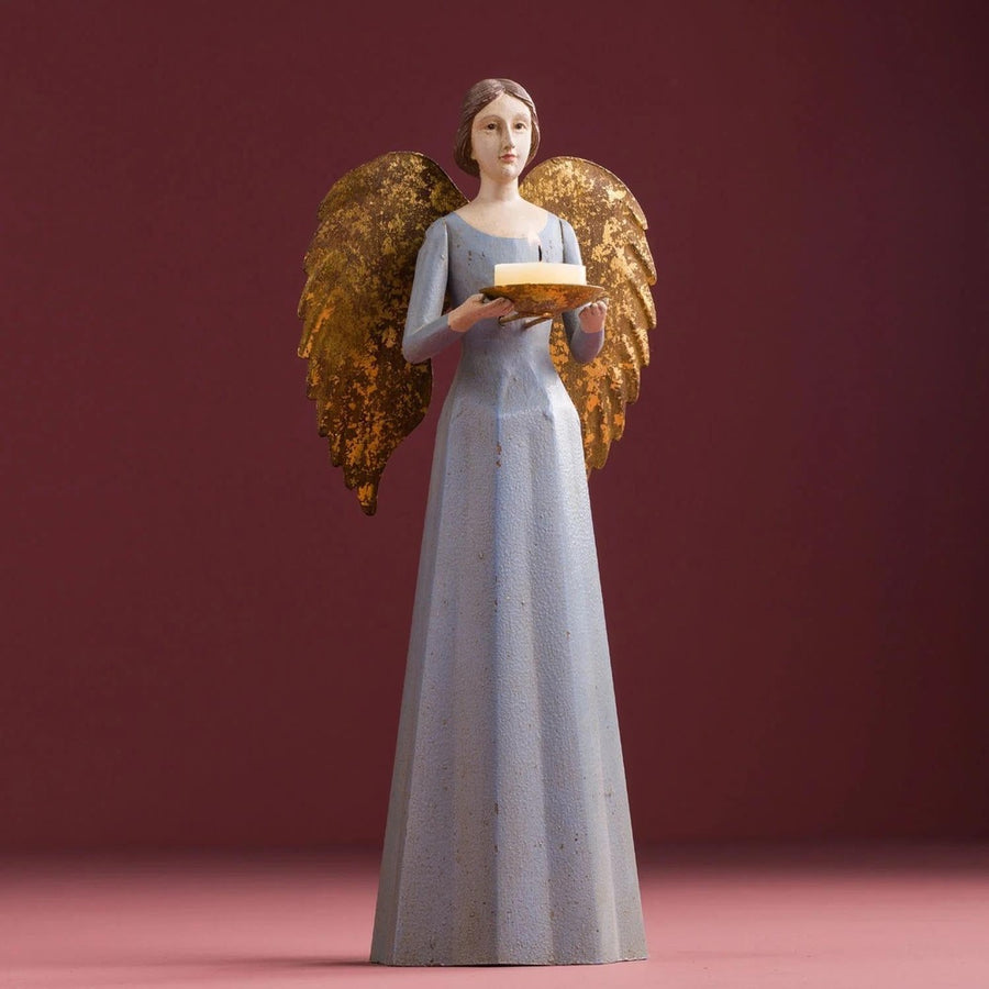 Orléans-i angyal figurás mécsestartó.