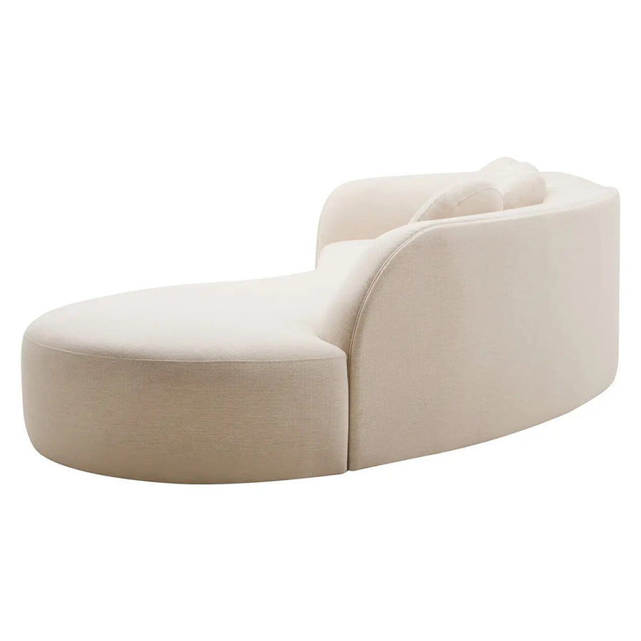 3 személyes, formatervezett íves design kanapé.