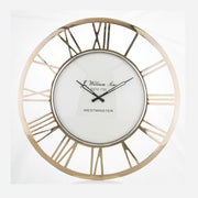 Pezsgőszínű falióra.