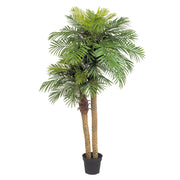 Phoenix Palm zöld mű datolyapálma 195 cm-es méretben, fekete cserépben.