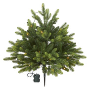 PINE elemes LED-es dekor műfenyő 40 meleg fehér LED-del és időzítővel