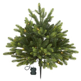 PINE elemes LED-es dekor műfenyő 40 meleg fehér LED-del és időzítővel