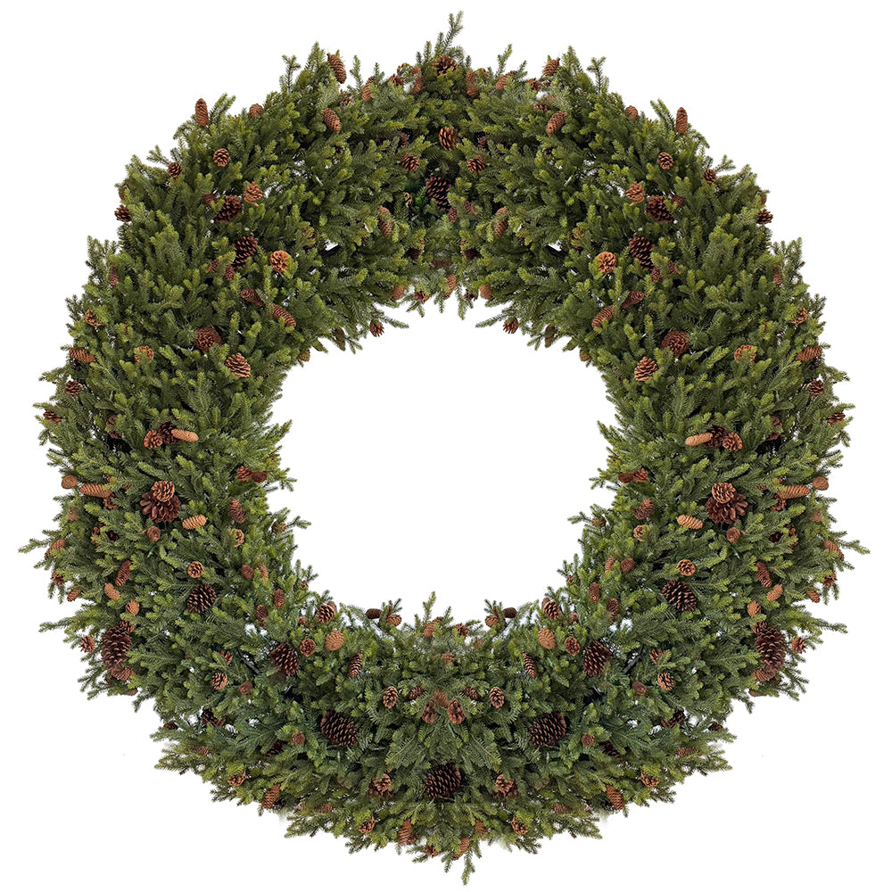 PINE óriás zöld mű fenyő koszorú Ø 250 cm