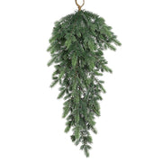 PINE zöld mű fenyő ajtódísz 80 cm hosszú, élethű 3D-s tűlevelekkel.