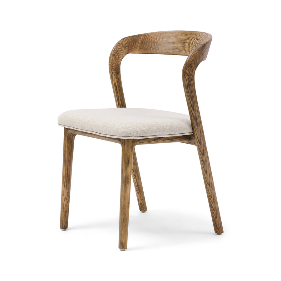 Skandináv stílusú étkezőszék tölgyfa vázzal