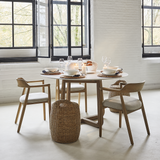 PUGLIA tölgyfa étkezőszék étkezőasztal környezetben skandináv stílusban