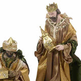 Goodwill betlehemi király figura koronával és aranyszínű ajándéktartóval