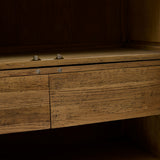 Tölgyfa fiók és polcrendszer belső részlet