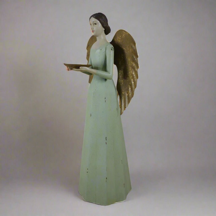 Orléans-i angyal figurás mécsestartó.