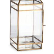 Vintage stílusú, alumíniumból készült, rézszínű kézműves lámpás.