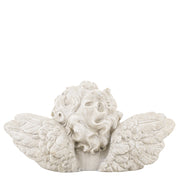 Kőhatású puttó figura.