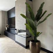 Real Touch Strelitzia Nicolai műnövény 180 cm, dekorációs kaspóban